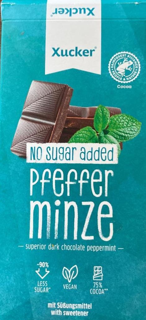 Фото - Pfeffer minze superior dark chocolate peppermint Xucker