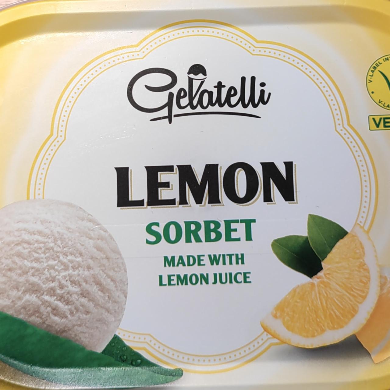 Фото - Sorbet Lemon Gelatelli