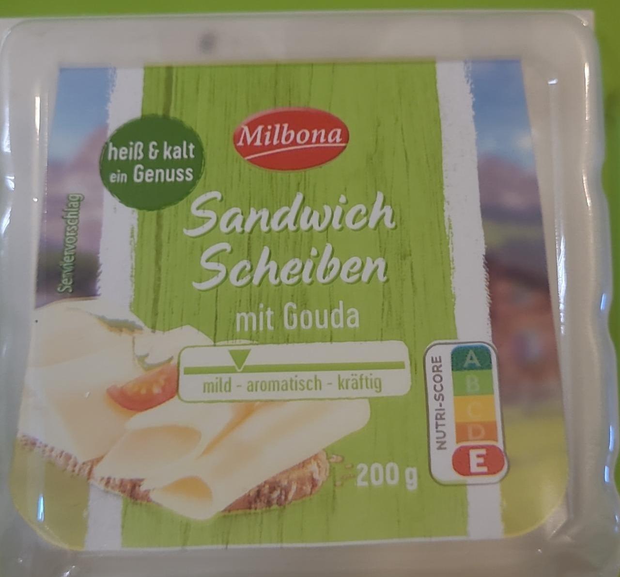 Фото - Sandwich Scheiben mit Gouda Milbona