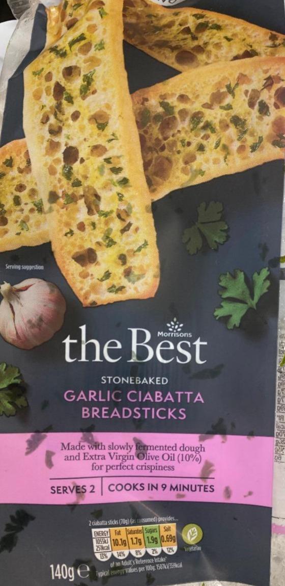 Фото - Garlic Ciabatta Breadsticks Morrisons the Best