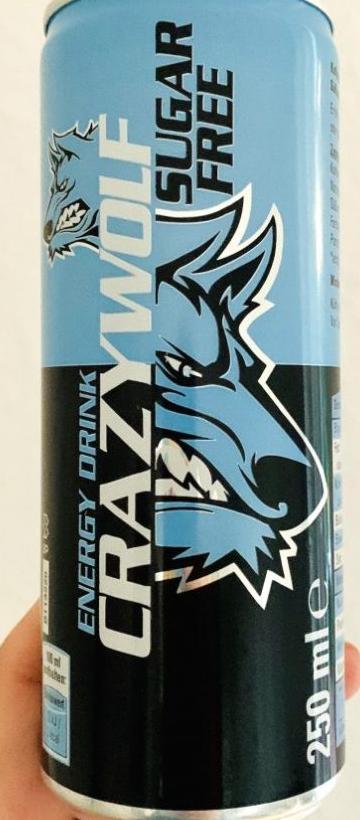 Фото - Energy drink sugarfree Crazy Wolf