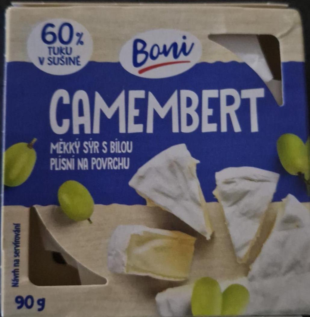 Фото - Camembert měkký sýr s bílou plísní na povrchu Boni