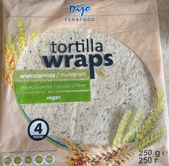 Фото - Tortilla wraps multigrain vegan Dijo