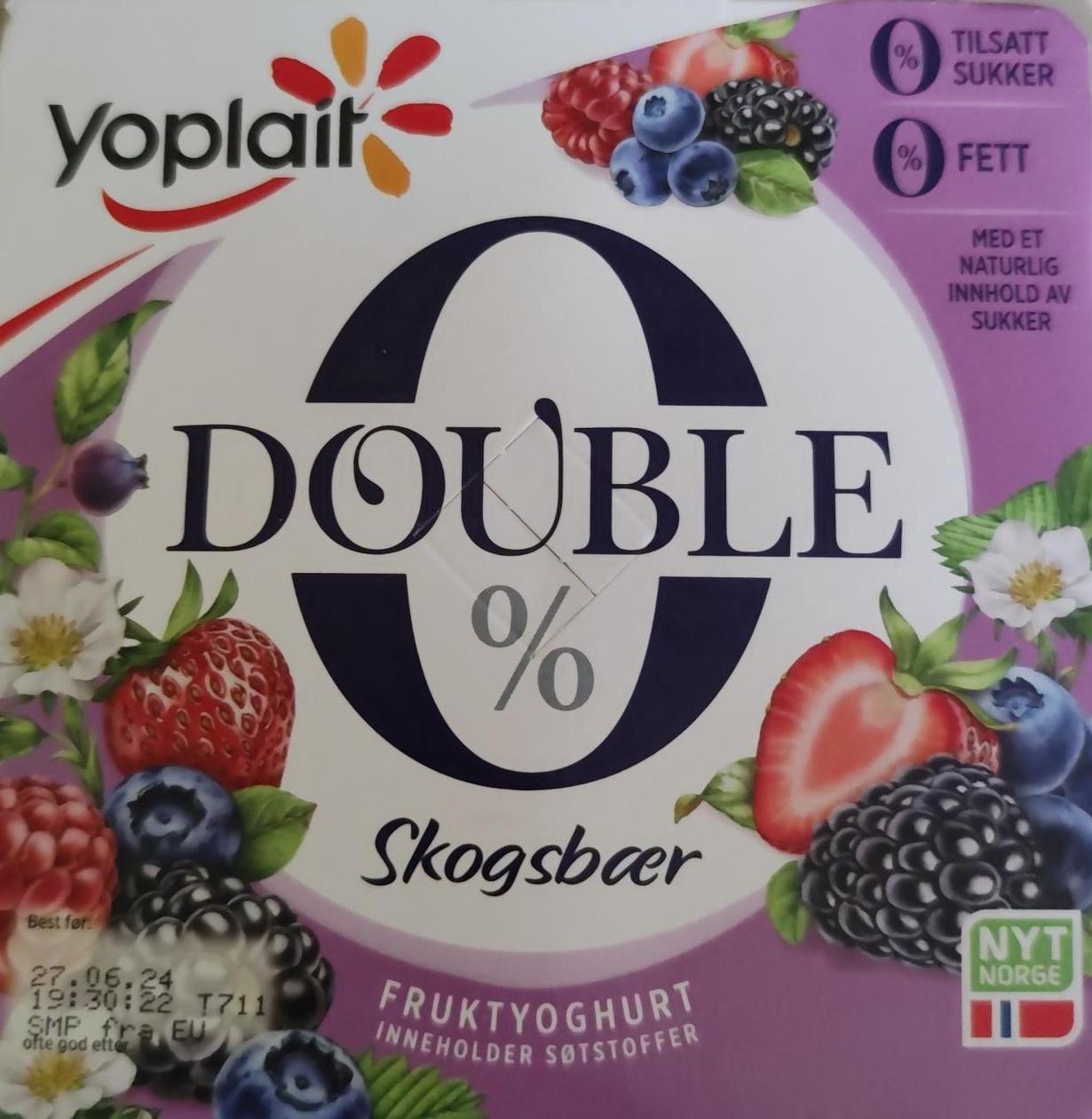 Фото - Double 0% Skogsbær Fruktyoghurt Yoplait