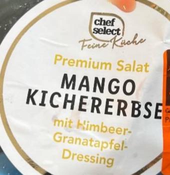 Фото - Premium salat mango kichererbse mit himbeeren granatapfeldressing Chef Select