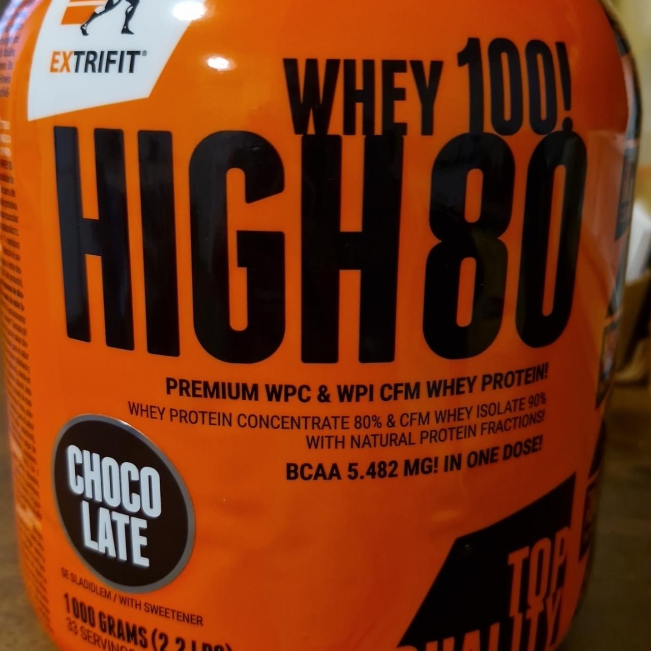 Фото - High whey 80 chocolate Extrifit