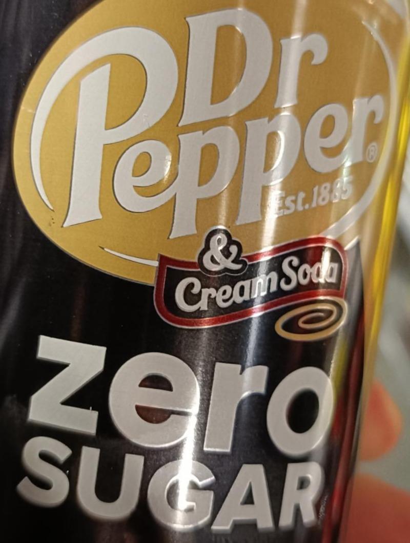 Фото - Dr Pepper & Cream Soda Zero Sugar Dr Pepper