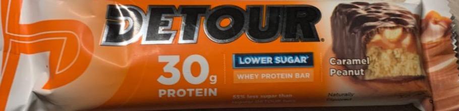 Фото - Protein bar with caramel and peanut Detour