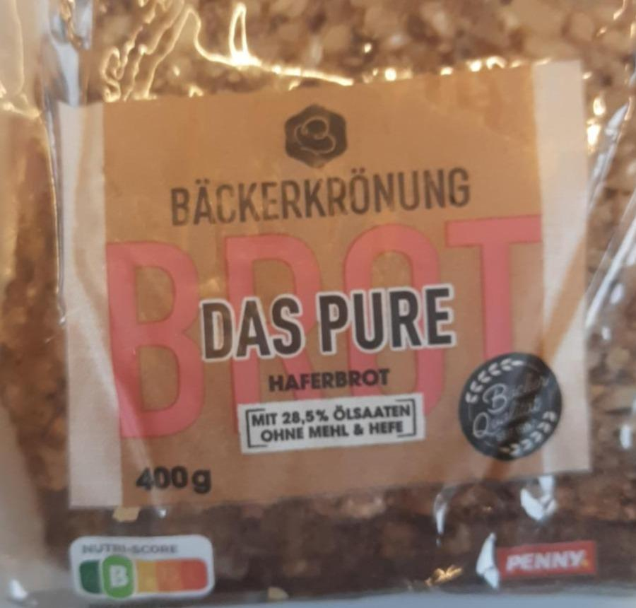 Фото - Brot das Pure Hafernrot Bäckerkrönung