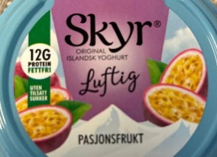 Фото - Original islandsk yoghurt luftig pasjonsfrukt Skyr