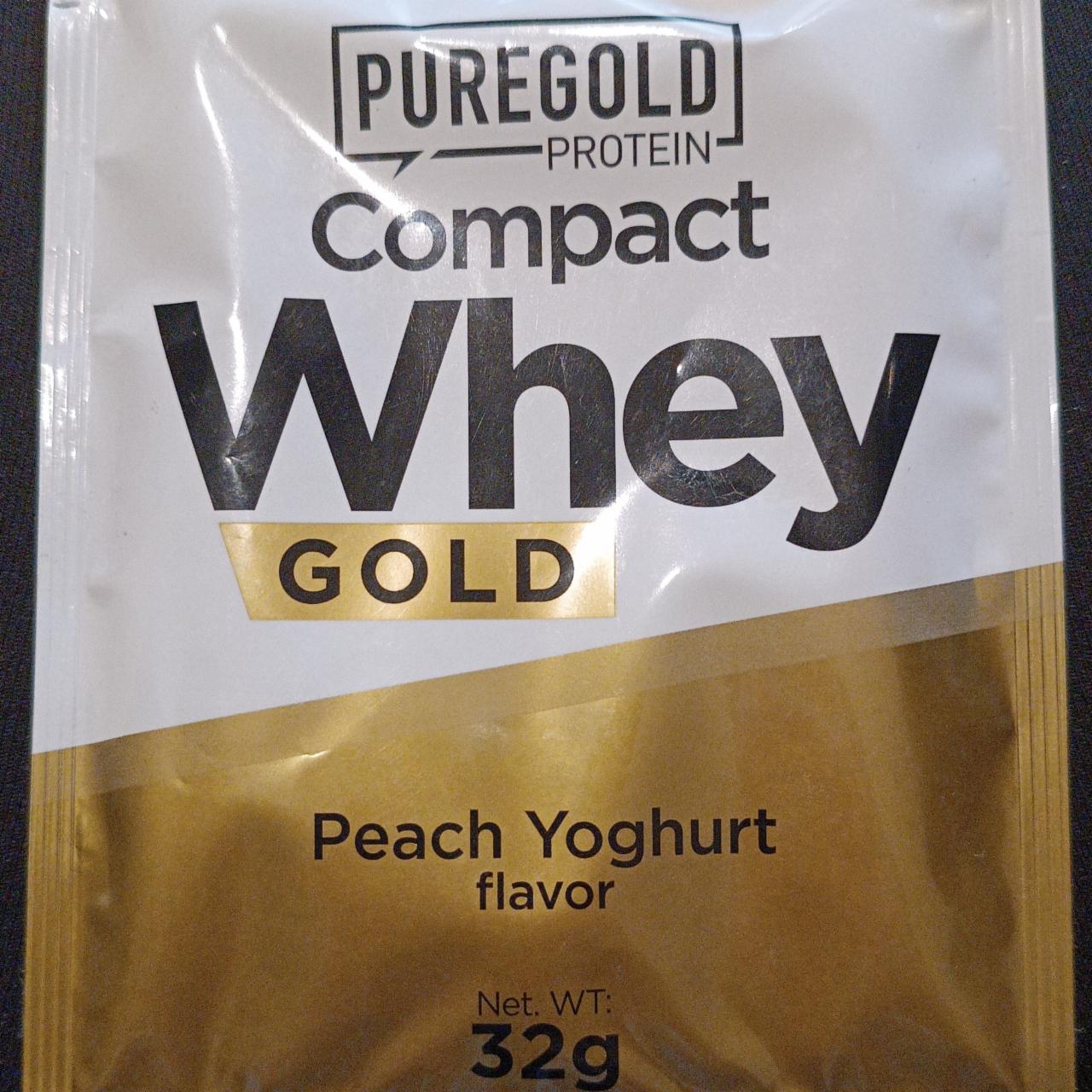 Фото - Протеїн Compact Whey Gold Peach Yoghurt Flavor Puregold Protein