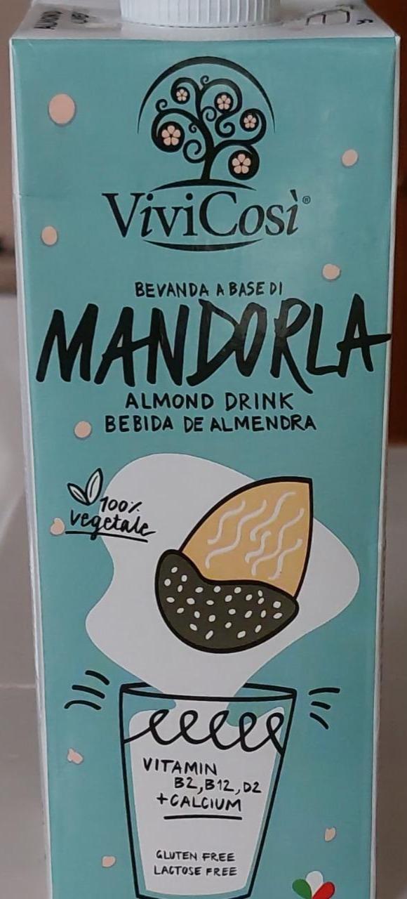 Фото - Bevanda a Base Di Mandorla Almond Drink Bebida De Almendra ViviCosi