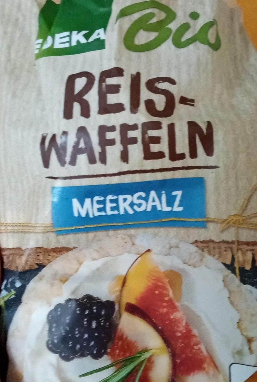 Фото - Reis-Waffeln Meersalz Edeka Bio +