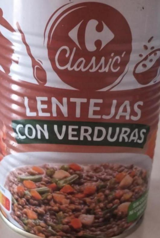 Фото - Lentejas con verduras Carrefour