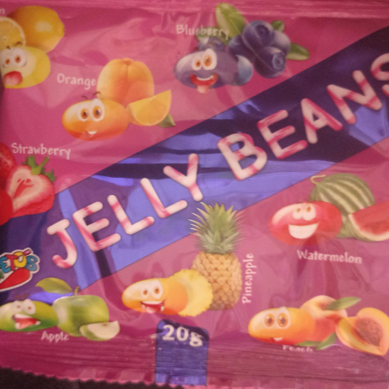 Фото - Драже желейні Фруктове асорті Jelly Beans Світ Солодощів