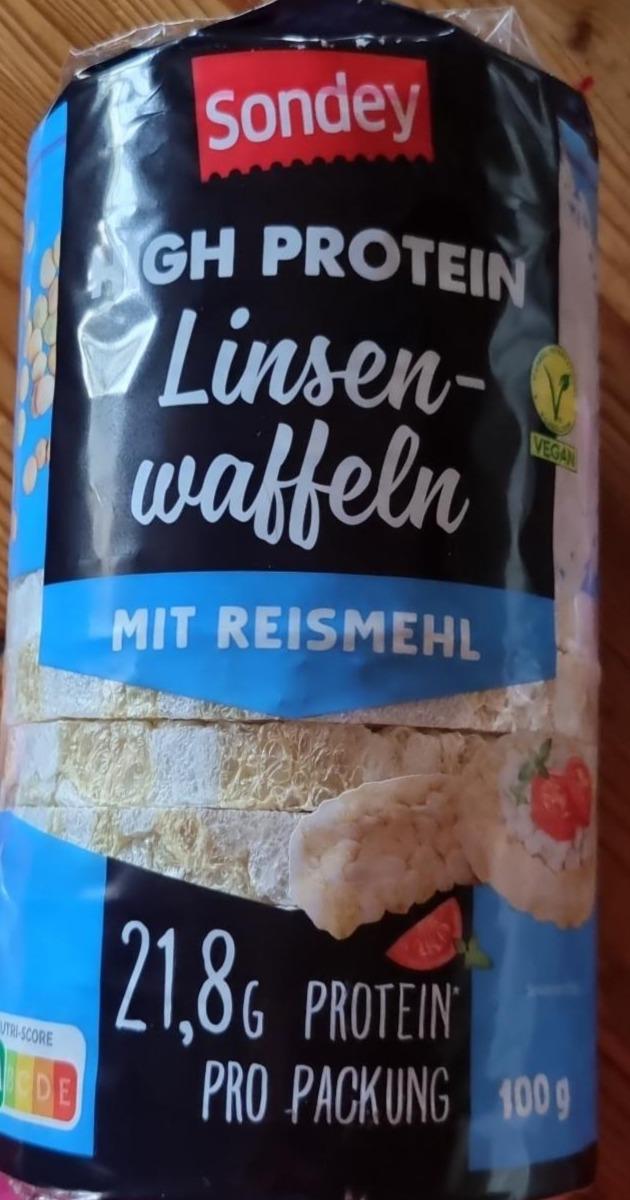 Фото - High protein linsen waffeln mit reismehl Sondey