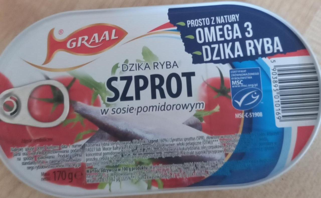 Фото - Dzika Ryba Szprot w sosie pomidorowym GRAAL