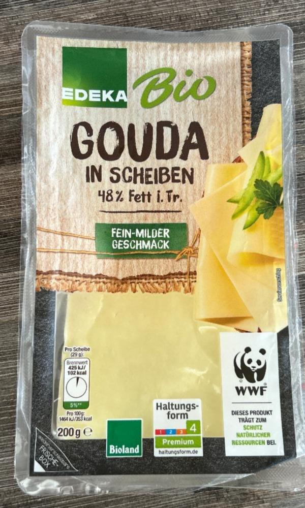 Фото - Сир твердий Gouda Bio Edeka