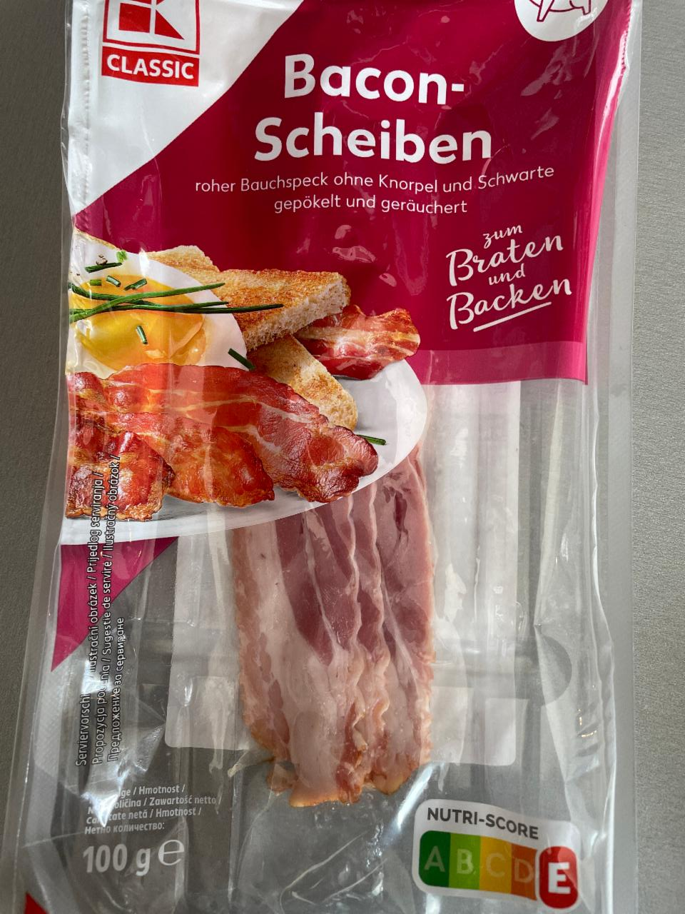 Фото - Bacon-Scheiben K-Classic