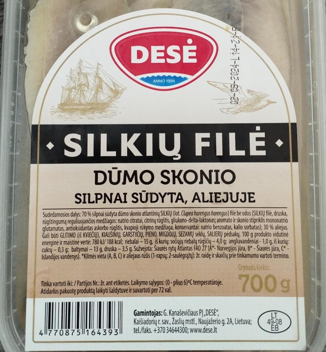 Фото - Silkiu File Dumo Skonio Silpnai Sudyta,Aliejuje Dese