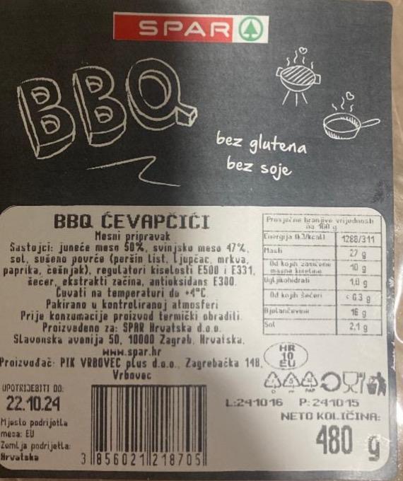 Фото - BBQ čevapčiči Spar