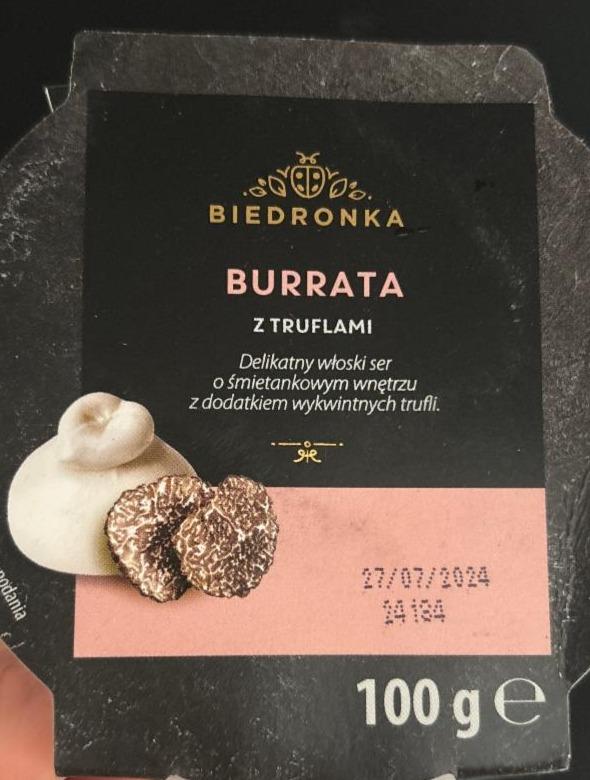 Фото - Burrata z truflami Biedronka