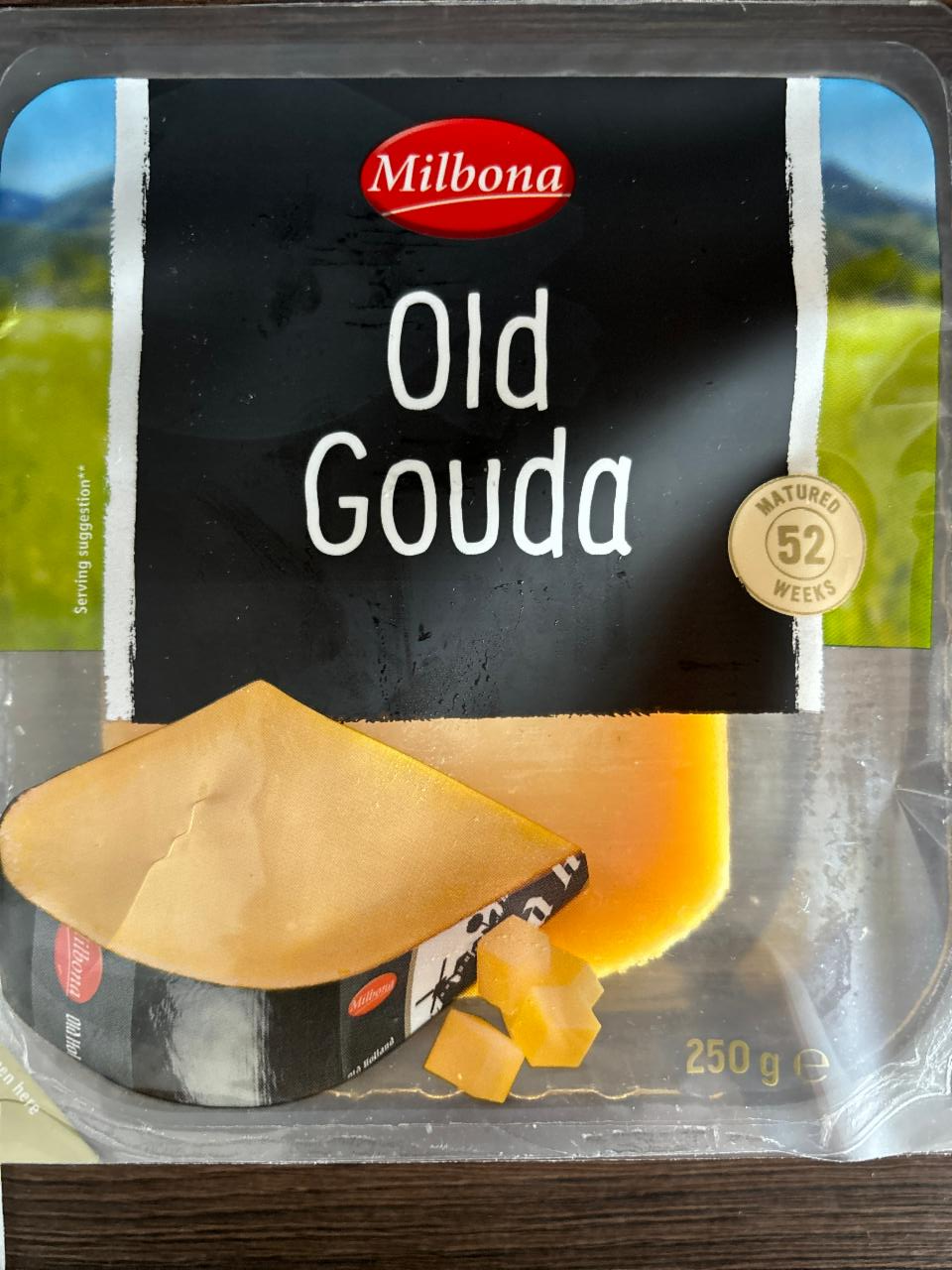 Фото - Сир твердий Old Gouda Milbona