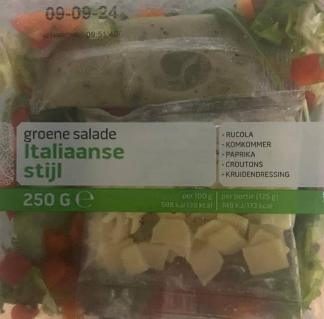 Фото - Groene salade italiaanse stijl Lidl