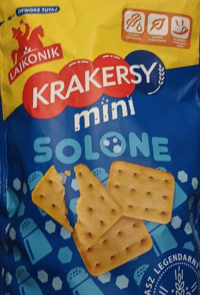 Фото - Крекер міні солений Krakersy Mini Solone Lajkonik