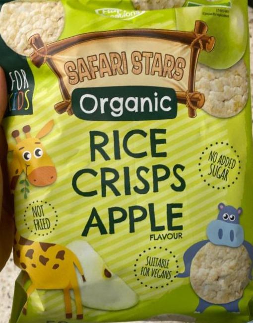 Фото - Organic rice crisps apple flavour Safari Stars