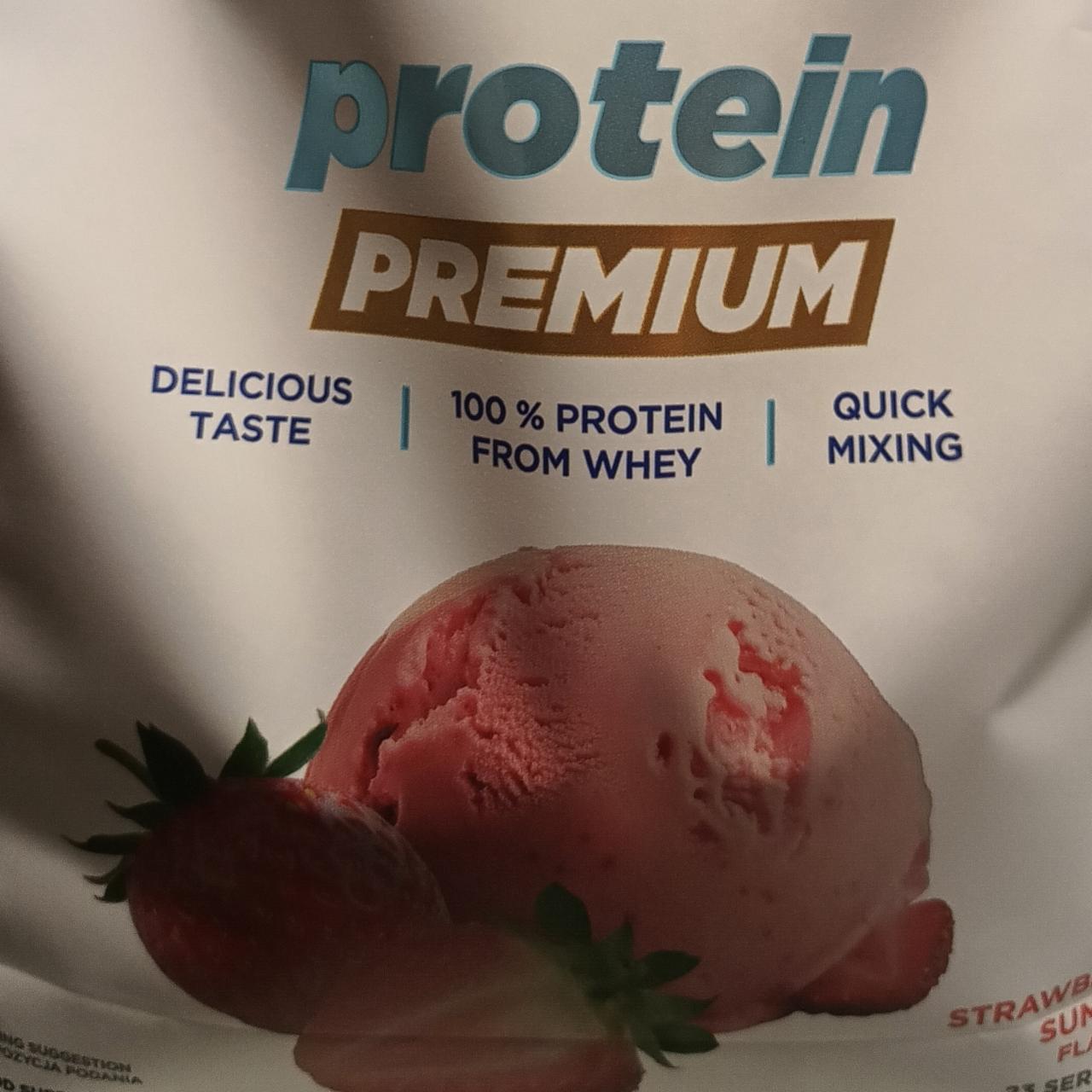 Фото - Whey protein premium strawberry summer flavour Allnutrition