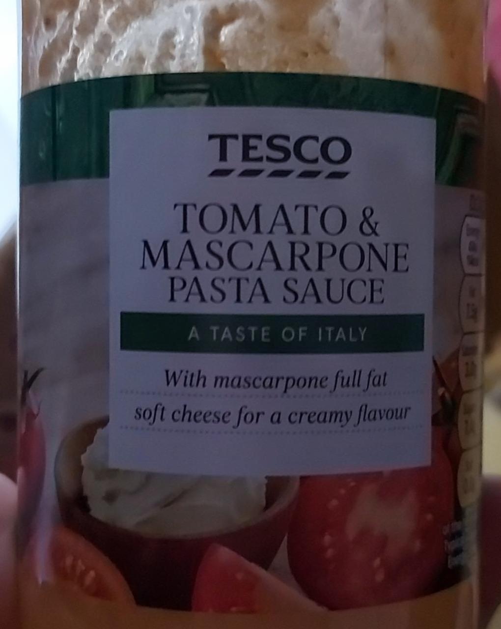 Фото - Tomato & mascarpone pasta sauce Tesco