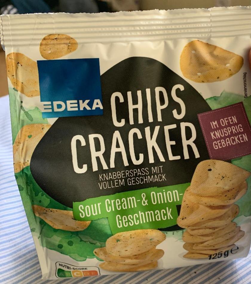 Фото - Chips Cracker Sour Cream & Onion Geschmack Edeka