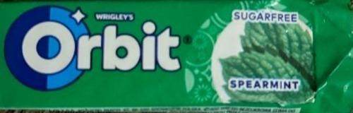 Фото - Orbit Spearmint Mint Flavoured Sugar Free Chewing Gum with Sweetener Tesco