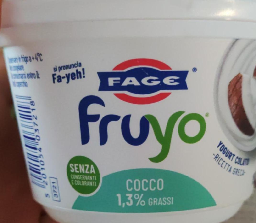 Фото - Yogurt colato Fruyo Cocco Fage