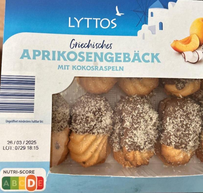 Фото - Griechiaches Aprikosengebäck mit kokosraspeln Lyttos