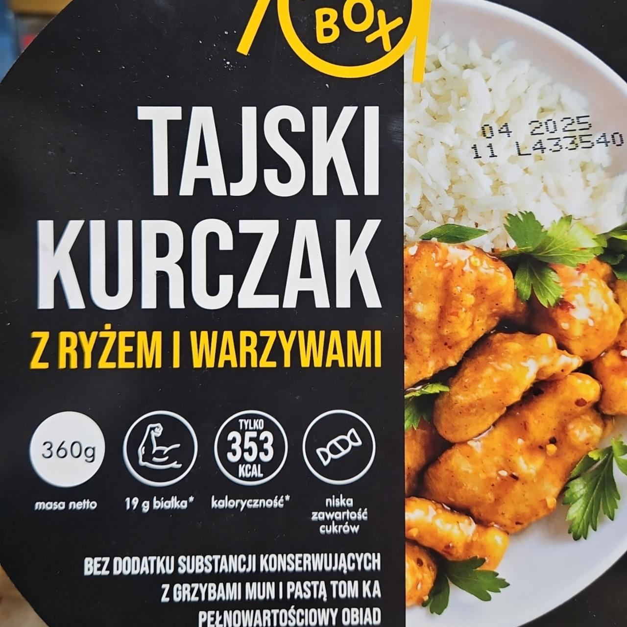 Фото - Tajski Kurczak z Ryżem i Warzywami Meal Box