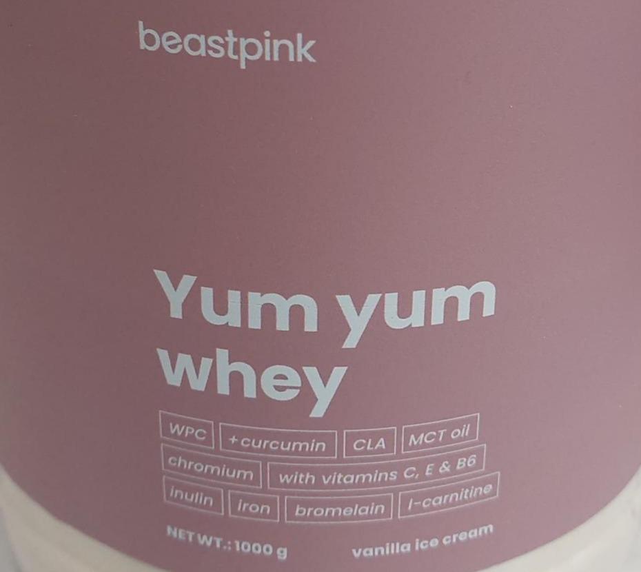 Фото - Yum yum whey vanilia ice cream BeastPink