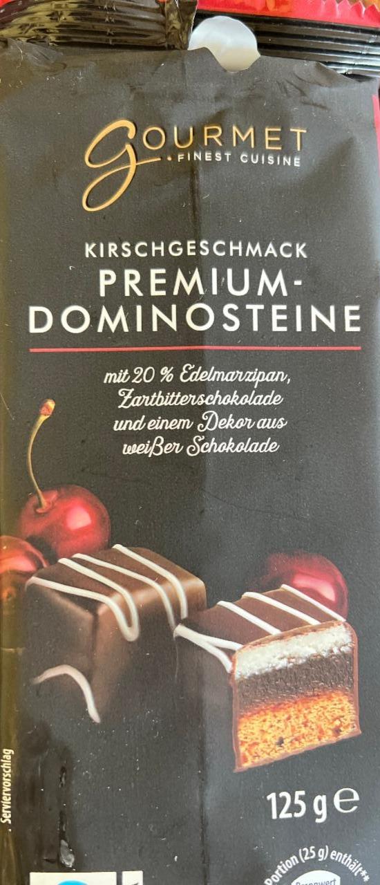 Фото - Premium-Dominosteine - Kirschgeschmack Gourmet Finest Cuisine