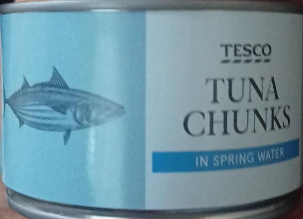 Фото - Tuna chunks in brine Tesco