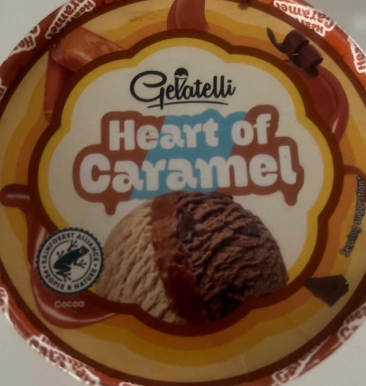 Фото - Heart of caramel chocolate and caramel ice cream Lidl