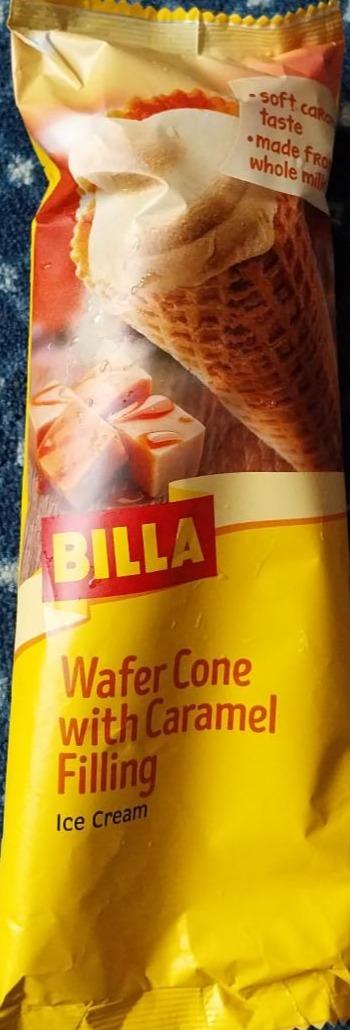 Фото - Wafer Cone With Caramel Filling Ice Cream Billa