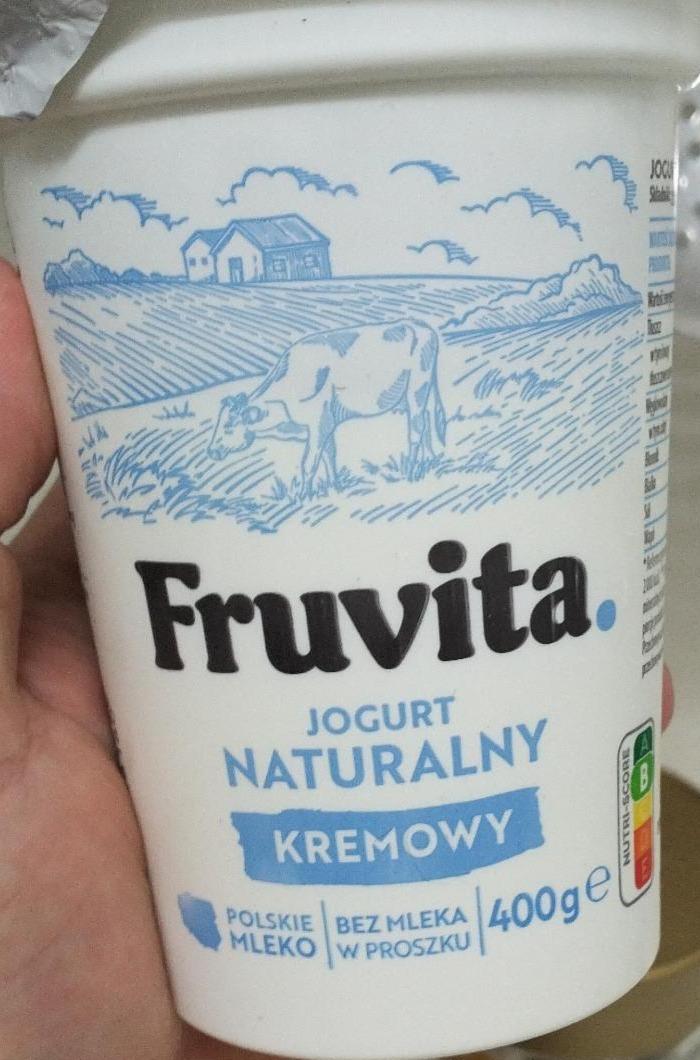 Фото - Йогурт 3% натуральний Jogurt Naturalny Kremowy Fruvita