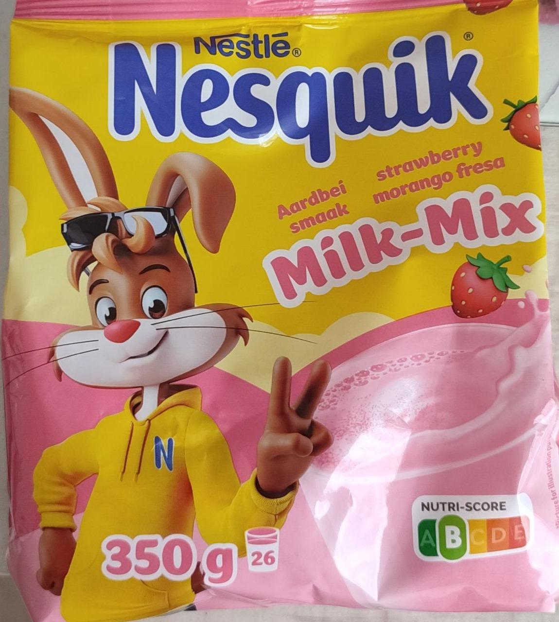 Фото - Суміш суха для приготування напою зі смаком полуниці Nesquik