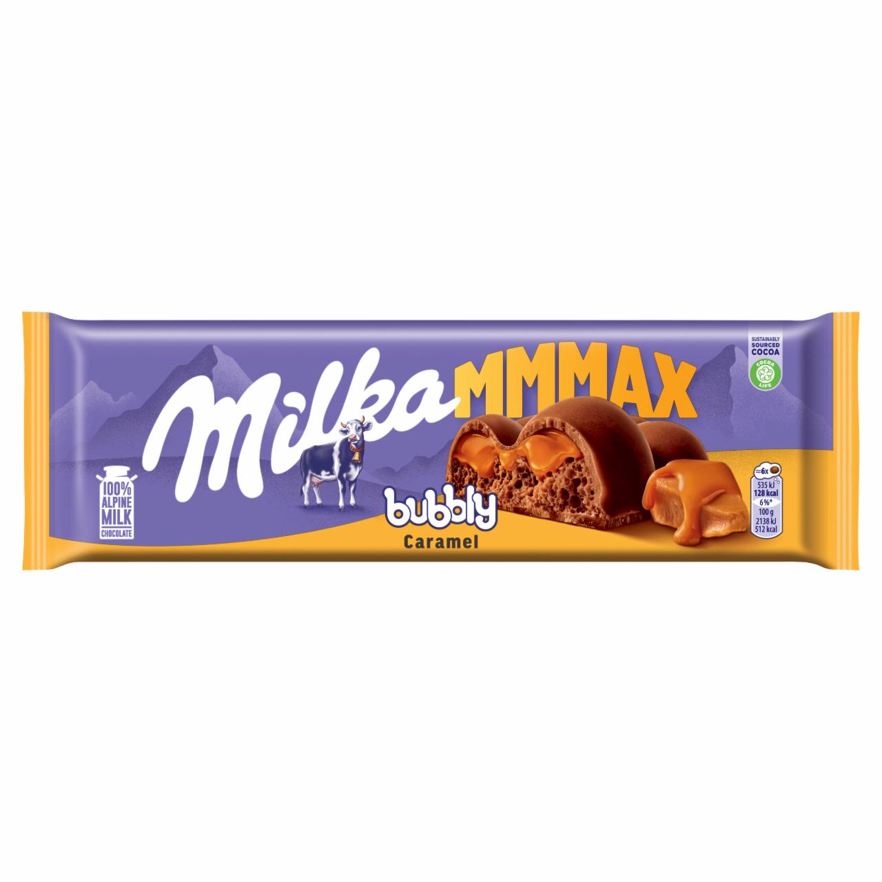 Фото - Шоколад молочний з карамеллю Bubbly Caramel Milka