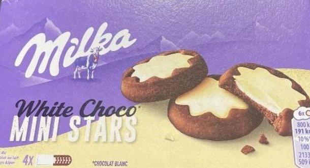 Фото - White choco mini stars Milka