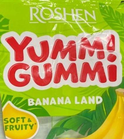 Фото - Цукерки желейні зі смаком банану Banana Land Yummi Gummi Roshen