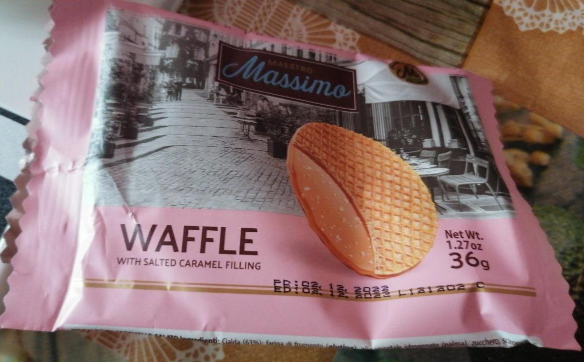 Фото - Вафля з солоною карамеллю Waffle Maestro Massimo