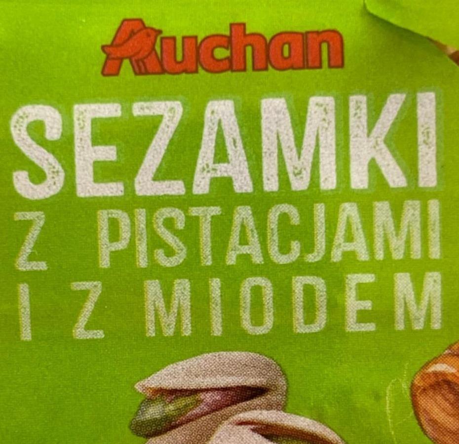 Фото - Sezamki z miodem i pistacjami Auchan