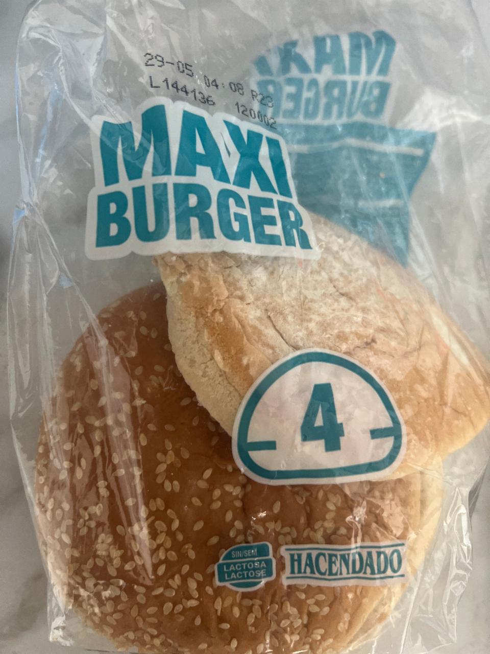 Фото - Булочки Maxi Burger Hacendado